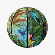 Load image into Gallery viewer, Afro Print Rainforest Basketball - Eight Panel