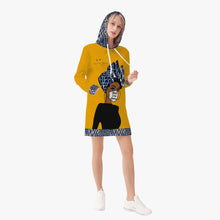 Load image into Gallery viewer, HE Ndop Women Hoodie Dress BLM