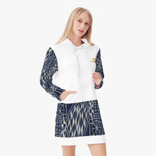 Load image into Gallery viewer, Afro print Ndop Women's AOP Hoodie Dress