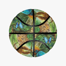 Load image into Gallery viewer, Afro Print Rainforest Basketball - Eight Panel