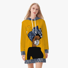 Load image into Gallery viewer, HE Ndop Women Hoodie Dress BLM