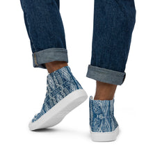 Load image into Gallery viewer, Men’s high top Afro print Ndop shoes