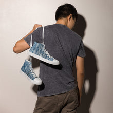 Load image into Gallery viewer, Men’s high top Afro print Ndop shoes