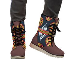 Load image into Gallery viewer, Afro Print Toghu Women's Plush Boots