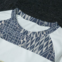 Load image into Gallery viewer, Afro Print Ndop Women's Sleep Pajamas (white)