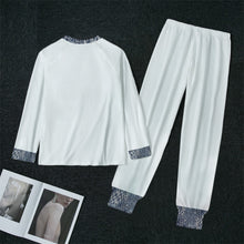 Load image into Gallery viewer, Afro Print Ndop Women's Sleep Pajamas (white)