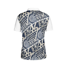 Load image into Gallery viewer, Afro Print Ndop Men Polo Shirts 3