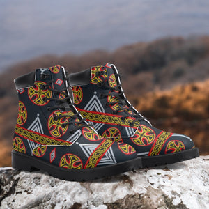 Leather Boots Waterproof Boots Mens Leather Boots Biker Boots