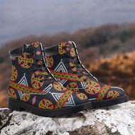 Leather Boots Waterproof Boots Mens Leather Boots Biker Boots