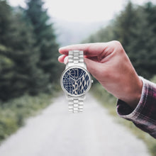 Load image into Gallery viewer, Afro print Ndop Stainless Steel Quartz Watch (With Indicators)