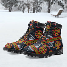 Load image into Gallery viewer, Leather Boots Waterproof Boots Mens Leather Boots Biker Boots