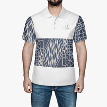 Load image into Gallery viewer, Afro print Ndop Handmade AOP Men Polo Shirt