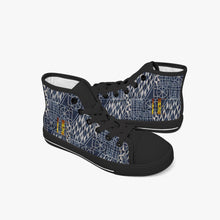 Load image into Gallery viewer, Afro print Ndop Kid’s High-Top Shoes