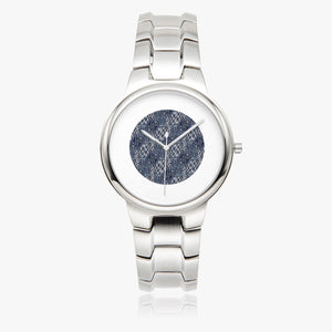 Afro print Ndop3 Stainless Steel Quartz Watch