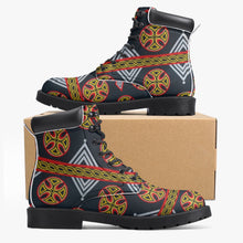 Load image into Gallery viewer, Leather Boots Waterproof Boots Mens Leather Boots Biker Boots