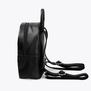 Afro print Ndop Unisex Leather Backpack