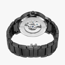 Load image into Gallery viewer, Afro print Ndop Steel Strap Automatic Watch (With Indicators)