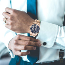 Load image into Gallery viewer, Afro print Ndop Stainless Steel Quartz Watch (With Indicators)