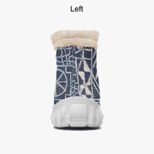 Load image into Gallery viewer, Afro print Ndop Cotton-pad Fur Zipper Up Boots