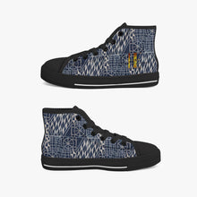 Load image into Gallery viewer, Afro print Ndop Kid’s High-Top Shoes