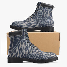 Load image into Gallery viewer, Afro print ndop Leather Boots
