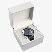 Load image into Gallery viewer, Afro print Ndop Steel Strap Automatic Watch (With Indicators)