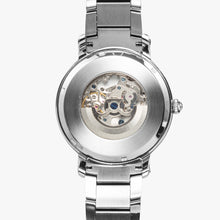 Load image into Gallery viewer, Afro print Ndop Steel Strap Automatic Watch (With Indicators)