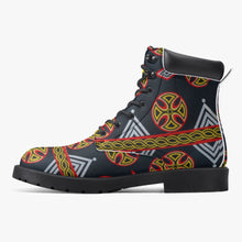 Load image into Gallery viewer, Leather Boots Waterproof Boots Mens Leather Boots Biker Boots