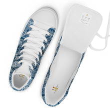 Load image into Gallery viewer, Men’s high top Afro print Ndop shoes