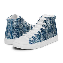 Load image into Gallery viewer, Men’s high top Afro print Ndop shoes