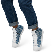 Load image into Gallery viewer, Men’s high top Afro print Ndop shoes