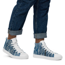 Load image into Gallery viewer, Men’s high top Afro print Ndop shoes
