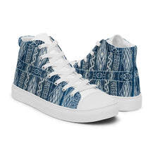 Load image into Gallery viewer, Men’s high top Afro print Ndop shoes