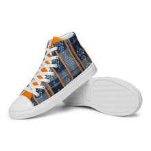 Load image into Gallery viewer, Women’s high top Afro print Ivorian shoes