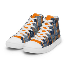 Load image into Gallery viewer, Women’s high top Afro print Ivorian shoes