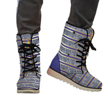 Load image into Gallery viewer, Afro Print Ndop Women&#39;s Plush Boots