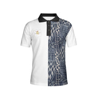 Afro Print Ndop Men Polo Shirts 2