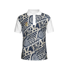 Load image into Gallery viewer, Afro Print Ndop Men Polo Shirts 3