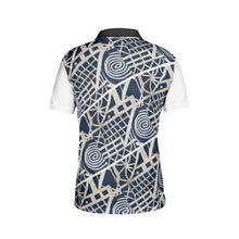 Load image into Gallery viewer, Afro Print Ndop Men Polo Shirts 3